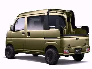 Green 2025 Daihatsu Hijet Deckvan Auto (Khaki Green), KF 660cc 12-valve EFI 3-cylinder, stock KTD-0488 (photo 2)