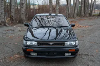 Diamond Black Pearl Metallic 1990 Nissan Bluebird SSS Limited Turbo AWD Atessa, LSD, Automatic, stock KTD-0489 (photo 1)