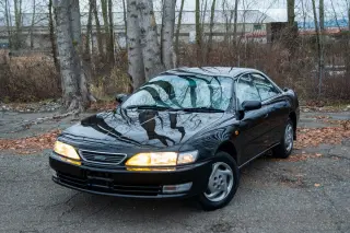Black Onyx 1996 Toyota Carina ED-V FWD, PW, PL, PS, PM, Automatic JDM sports sedan for sale, stock KTD-0494 (photo 1)