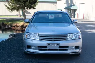 2000 Nissan Gloria Ultima 300 Turbo RWD, PW, PL, PS, Automatic — Silver Crystal Metallic JDM Sedans & Sports, photo 1 of 9