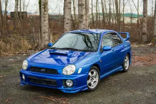 WR Blue Mica 2000 Subaru Impreza WRX AWD, Turbo Intercooled, 5MT, 111,846 miles, EJ20, stock KTD-0504 (photo 2)
