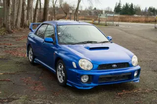WR Blue Mica 2000 Subaru Impreza WRX AWD, Turbo Intercooled, 5MT, Manual, imported JDM sports sedan, stock KTD-0504 (photo 8)