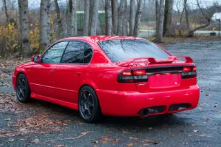 2000 Subaru Legacy B4 Blitzen Twin Turbo Intercooled 4WD, 5MT — Premium Red JDM Sedans & Sports, photo 3 of 9
