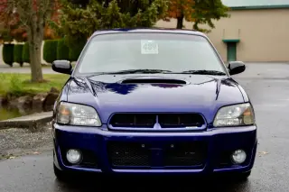 2000 Subaru Legacy B4 RSK Twin Turbo Intercooled 4WD, Auto — Violet Blue Mica Fluorine JDM Sedans & Sports, photo 1 of 9