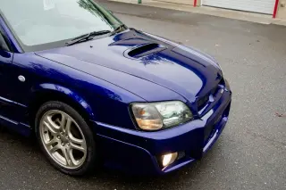 2000 Subaru Legacy B4 RSK Twin Turbo Intercooled 4WD, Auto — Violet Blue Mica Fluorine JDM Sedans & Sports, photo 9 of 9