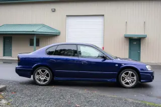 2000 Subaru Legacy B4 RSK Twin Turbo Intercooled 4WD, Auto — Violet Blue Mica Fluorine JDM Sedans & Sports, photo 7 of 9