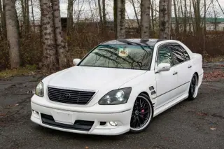 2000 Toyota Celsior VIP Type C WALD Exclusive Aero, 20 — Crystal White Pearl JDM Sedans & Sports, photo 2 of 9
