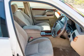 Crystal White Pearl / Silver Metallic 2000 Toyota Crown Estate 2JZ RWD, PW. PL, PS, AC, Navi, Automatic, stock KTD-0512 (photo 8)