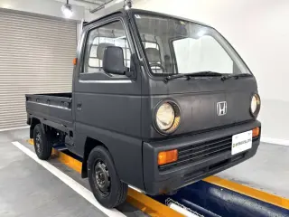 1989 Honda Acty Truck — Black 4WD Kei Trucks, photo 1 of 23