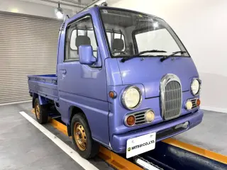 1990 Subaru Sambar Truck — Blue 4WD Kei Trucks, photo 1 of 25