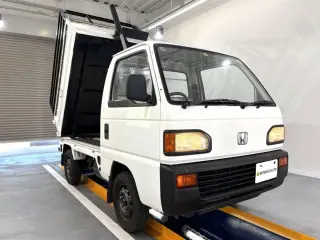 1991 Honda Acty Truckacty Truck Dump — White 4WD Kei Trucks, photo 1 of 27