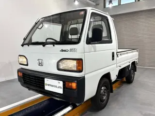 White 1992 Honda Acty Truck, 58,300 miles, E07A 660 cc, stock KTD-0544 (photo 2)
