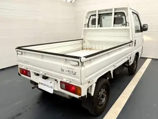White 1992 Honda Acty Truck, 5-Speed Manual, imported kei truck, stock KTD-0545 (photo 4)