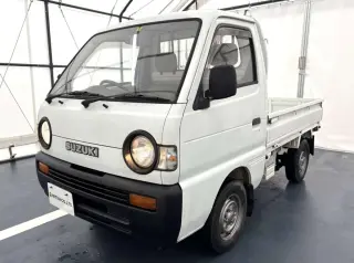 1992 Suzuki Carry Truck — White 4WD Kei Trucks, photo 2 of 25