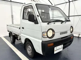 1992 Suzuki Carry Truck — White 4WD Kei Trucks, photo 1 of 25