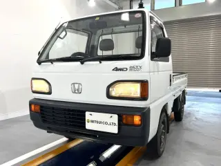White 1993 Honda Acty Truck, 77,200 miles, E07A 660 cc, stock KTD-0555 (photo 2)