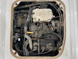 White 1993 Honda Acty Truck, 77,200 miles, E07A 660 cc, stock KTD-0555 (photo 6)