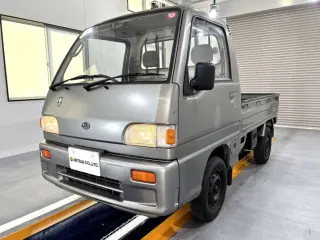 Silver 1993 Subaru Sambar Truck, 85,400 miles, EN07 660 cc, stock KTD-0561 (photo 2)