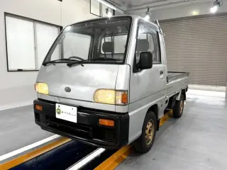1993 Subaru Sambar Truck — Silver 4WD Kei Trucks, photo 2 of 22