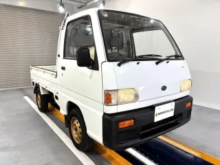 1993 Subaru Sambar Truck — White 4WD Kei Trucks, photo 1 of 24