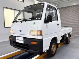 1993 Subaru Sambar Truck — White 4WD Kei Trucks, photo 2 of 25