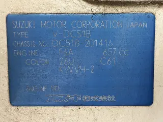 1993 Suzuki Carry Dump — White 2WD Kei Trucks, photo 41 of 42