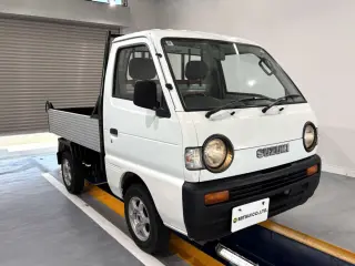 White 1993 Suzuki Carry Dumpcarry Truck, 4-Speed Manual, imported kei truck, stock KTD-0571 (photo 8)