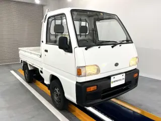 1994 Subaru Sambar Truck — White 4WD Kei Trucks, photo 1 of 25