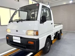 1994 Subaru Sambar Truck — Beige 4WD Kei Trucks, photo 2 of 26