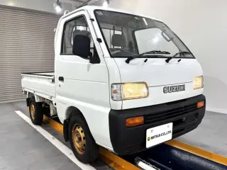White 1994 Suzuki Carry Truck 4WD kei truck for sale, stock KTD-0604 (photo 1)