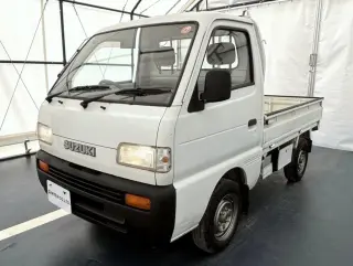 White 1994 Suzuki Carry Truck, 48,800 miles, F6A 660 cc, stock KTD-0605 (photo 2)