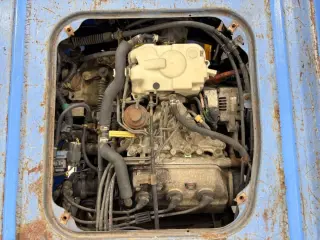 Blue 1995 Honda Acty Truck, 59,400 miles, E07A 660 cc, stock KTD-0622 (photo 6)