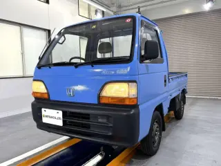Blue 1995 Honda Acty Truck, 59,400 miles, E07A 660 cc, stock KTD-0622 (photo 2)