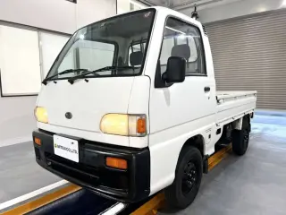 1995 Subaru Sambar Truck — White 4WD Kei Trucks, photo 2 of 22