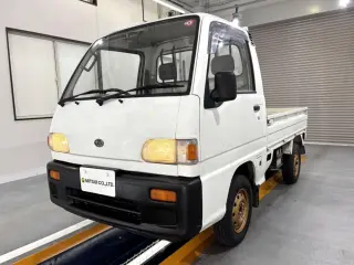 1995 Subaru Sambar Truck — White 4WD Kei Trucks, photo 2 of 25