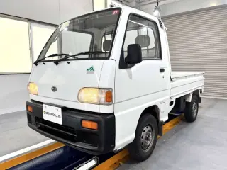 1995 Subaru Sambar Truck — White 4WD Kei Trucks, photo 2 of 25