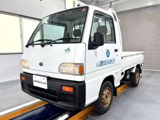 White 1995 Subaru Sambar Truck, 47,000 miles, EN07 660 cc, stock KTD-0638 (photo 2)