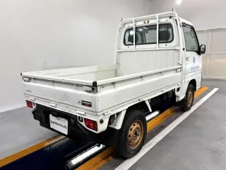 White 1995 Subaru Sambar Truck, 5-Speed Manual, imported kei truck, stock KTD-0638 (photo 4)