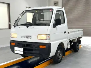 White 1995 Suzuki Carry Truck, 63,400 miles, F6A 660 cc, stock KTD-0641 (photo 2)
