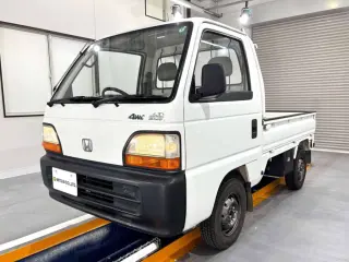 White 1996 Honda Acty Truck, 67,800 miles, E07A 660 cc, stock KTD-0648 (photo 2)