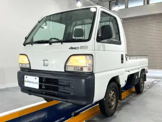 White 1996 Honda Acty Truck, 56,200 miles, E07A 660 cc, stock KTD-0649 (photo 2)