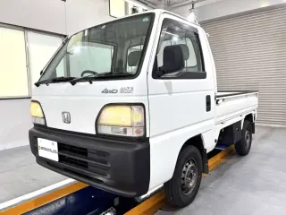 1996 Honda Acty Truck — White 4WD Kei Trucks, photo 2 of 25