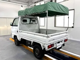 White 1996 Honda Acty Truck, 5-Speed Manual, imported kei truck, stock KTD-0655 (photo 4)