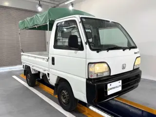 White 1996 Honda Acty Truck 4WD kei truck for sale, stock KTD-0655 (photo 1)