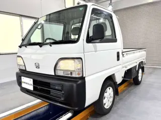 White 1996 Honda Acty Truck, 56,100 miles, E07A 660 cc, stock KTD-0656 (photo 2)