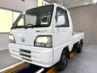 White 1996 Honda Acty Truck, 108,400 miles, E07A 660 cc, stock KTD-0657 (photo 2)