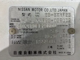White 1996 Nissan Atlas Truck, 5-Speed Manual, imported Japanese import, stock KTD-0663 (photo 28)