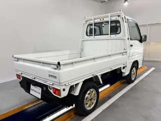 White 1996 Subaru Sambar Truck, 5-Speed Manual, imported kei truck, stock KTD-0665 (photo 4)