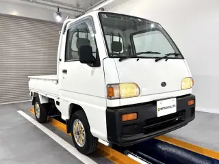 White 1996 Subaru Sambar Truck 2WD kei truck for sale, stock KTD-0665 (photo 1)