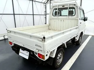 White 1996 Subaru Sambar Truck, 5-Speed Manual, imported kei truck, stock KTD-0666 (photo 4)